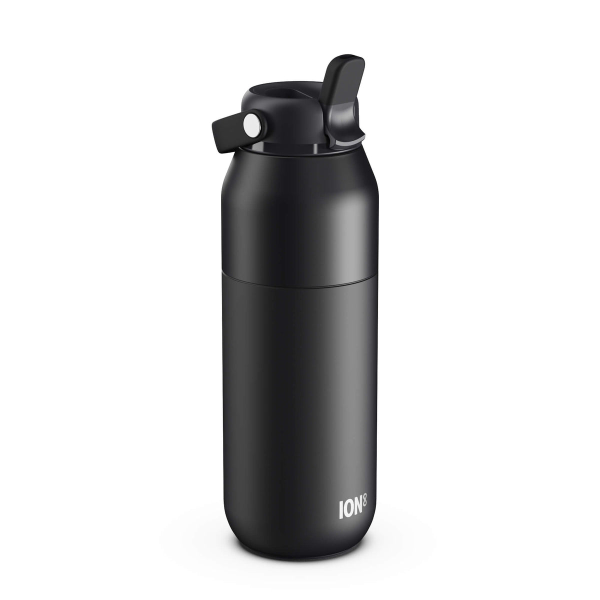 ION8 URBAN Primo Water Bottle, Thermal Insulated Steel, Large 720ml in Black