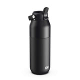 ION8 URBAN Primo Water Bottle, Thermal Insulated Steel, Large 720ml in Black