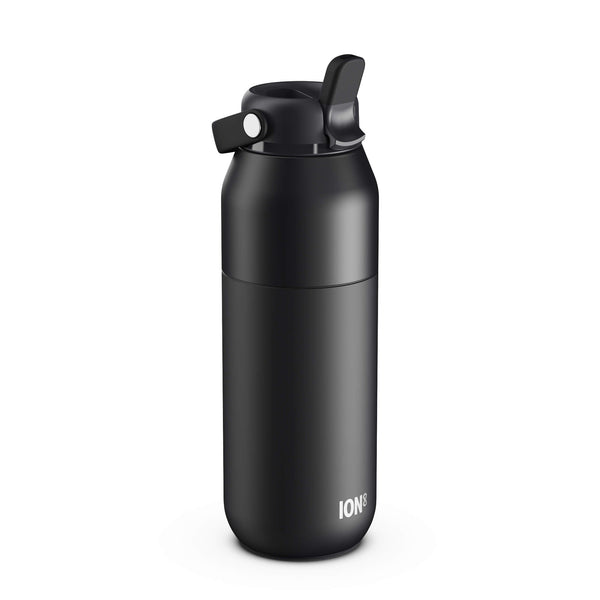 ION8 URBAN Primo Water Bottle, Thermal Insulated Steel, Large 720ml in Black