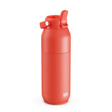 ION8 URBAN Primo Water Bottle, Thermal Insulated Steel, Large 720ml in Coral