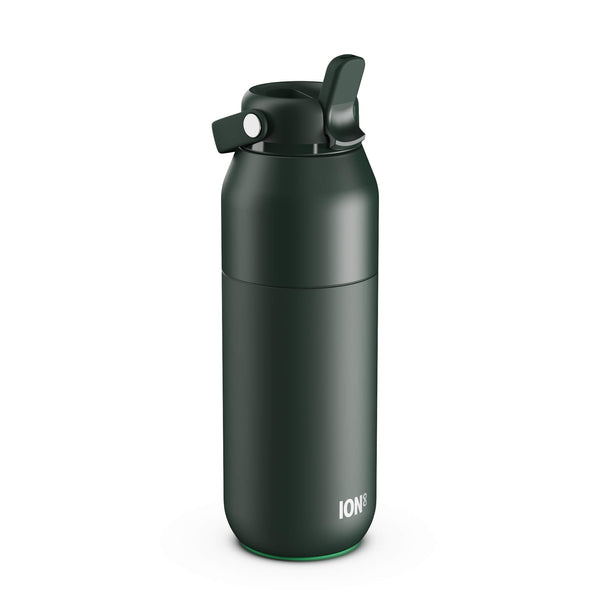 ION8 URBAN Primo Water Bottle, Thermal Insulated Steel, Large 720ml in Dark Green