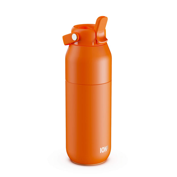 ION8 URBAN Primo Water Bottle, Thermal Insulated Steel, Large 720ml in Orange