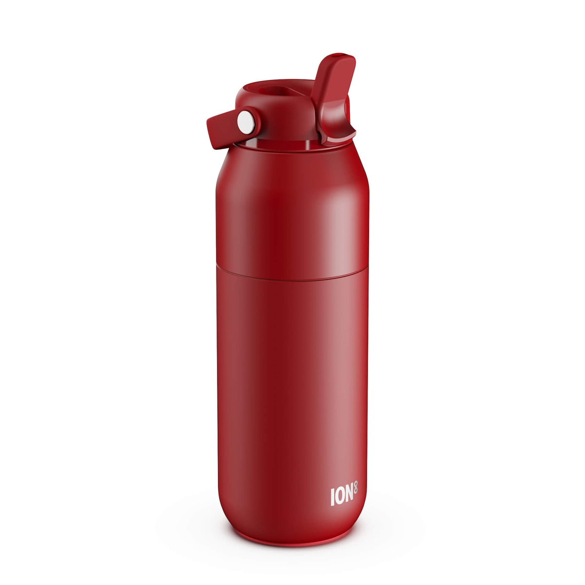 ION8 URBAN Primo Water Bottle, Thermal Insulated Steel, Large 720ml in Red