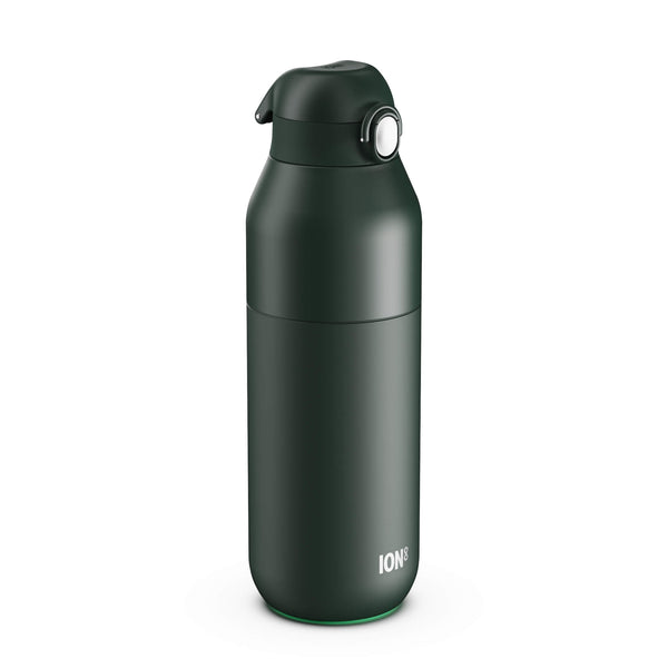 ION8 REVIVE Primo Water Bottle, Thermal Insulated Steel, Plus 910ml in Dark Green