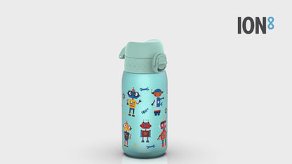 Leak Proof Kids Water Bottle, Recyclon, Robots, 350ml (12oz)