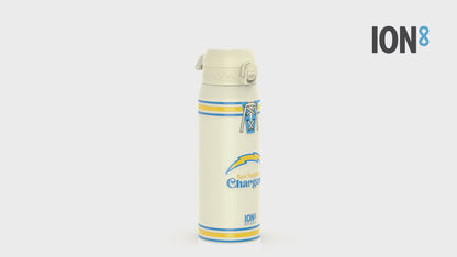 NFL x ION8 Insulated Steel Water Bottle, NFL Chargers, 750ml (24oz)