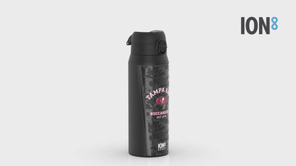 NFL x ION8 Insulated Steel Water Bottle, NFL Buccaneers, 750ml (24oz)