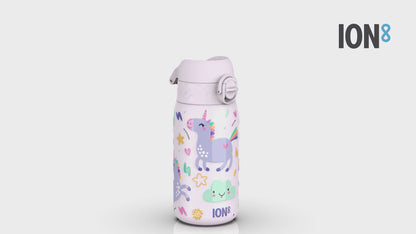 Leak Proof Thermal Steel Water Bottle, Insulated Steel, Unicorns, 320ml (11oz)