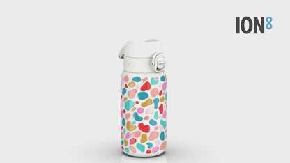 Leak Proof Thermal Steel Water Bottle, Insulated, Splodge, 320ml (11oz)