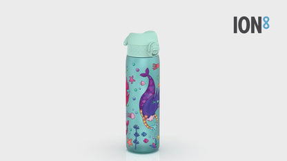 Leak Proof Slim Water Bottle, Recyclon, Mermaids, 500ml (18oz)