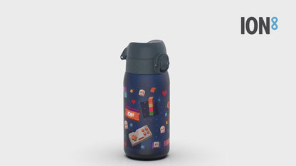Leak Proof Kids Water Bottle, Recyclon, Gamer, 350ml (12oz)