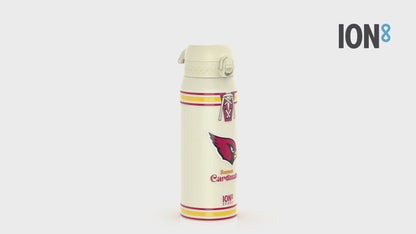 NFL x ION8 Insulated Steel Water Bottle, NFL Cardinals, 750ml (24oz)
