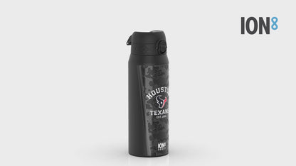 NFL x ION8 Insulated Steel Water Bottle, NFL Texans, 750ml (24oz)