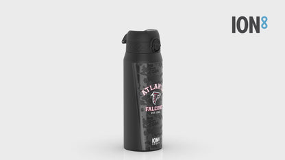NFL x ION8 Insulated Steel Water Bottle, NFL Falcons, 750ml (24oz)