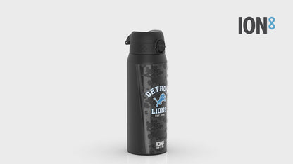 NFL x ION8 Insulated Steel Water Bottle, NFL Lions, 750ml (24oz)