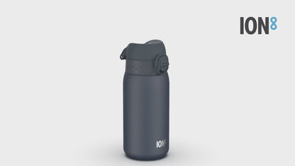 Auslaufsichere Thermo-Wasserflasche aus Stahl, vakuumisoliert, Ash Navy, 320 ml (11 oz)