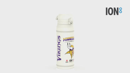 NFL x Ion8 Sports, Insulated Bottle, GameDay Series, Jefferson Vikings, 750ml (24oz)