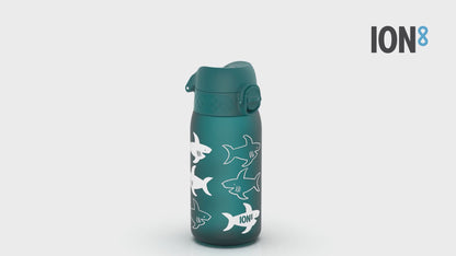 Auslaufsichere Kinderwasserflasche, Recyclon™, Hai, 350 ml (12 oz)