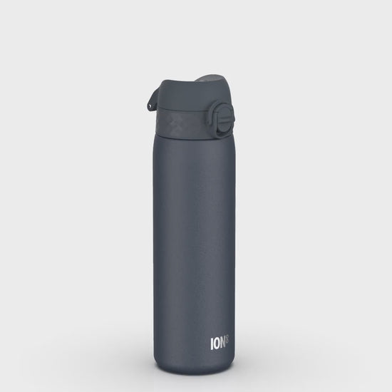 360 Video of Ion8 Leak Proof Slim Water Bottle, Vacuum Insulated, Ash Navy, 500ml (17oz)