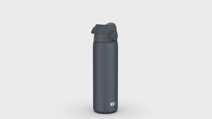 360 Video of Ion8 Leak Proof Slim Water Bottle, Vacuum Insulated, Ash Navy, 500ml (17oz)