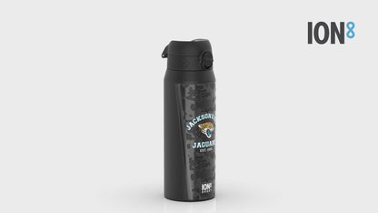 NFL x ION8 Insulated Steel Water Bottle, NFL Jaguars, 750ml (24oz)