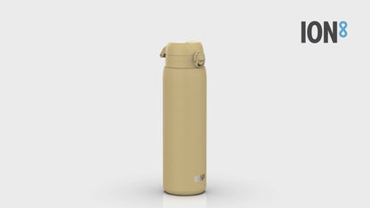 Leak Proof 1 Litre Water Bottle, Stainless Steel, Desert, 1L