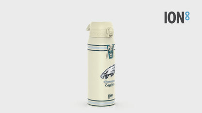 NFL x ION8 Insulated Steel Water Bottle, NFL Eagles, 750ml (24oz)