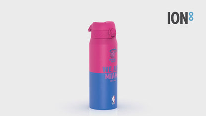 NBA x Ion8 Sports, Insulated Bottle, Miami Heat, 750ml (24oz)