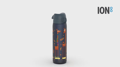 Leak Proof Slim Water Bottle, Recyclon, Giraffe, 500ml (18oz)
