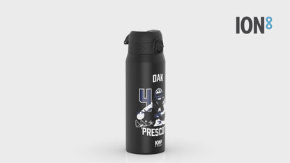 NFL x Ion8 Sports, Insulated Bottle, Locked In Series, Dak Prescott, 750ml (24oz)