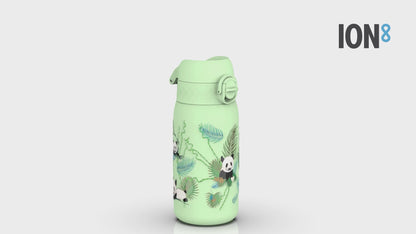 Leak Proof Thermal Steel Water Bottle, Insulated, Pandas, 320ml (11oz)