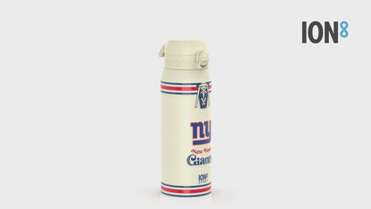 NFL x ION8 Insulated Steel Water Bottle, NFL Giants, 750ml (24oz)