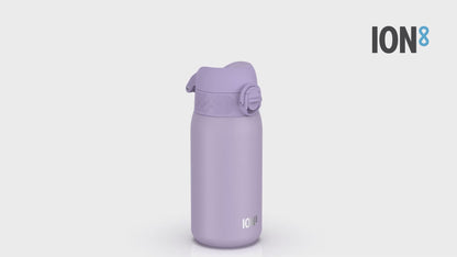 Leak Proof Thermal Steel Water Bottle, Vacuum Insulated, Light Purple, 320ml (11oz)