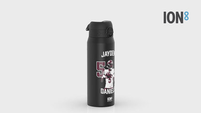 NFL x Ion8 Sports, Insulated Bottle, Locked In Series, Jayden Daniels, 750ml (24oz)