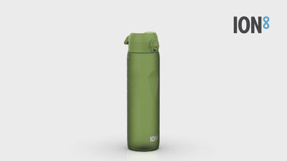 Leak Proof 1 litre Water Bottle, Recyclon, Khaki Green, 1L