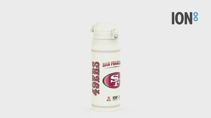 NFL x Ion8 Sports, Insulated Bottle, GameDay Series, Purdy 49ers, 750ml (24oz)