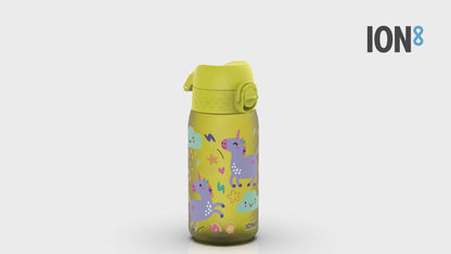 Auslaufsichere Kinderwasserflasche, Recyclon™, Einhörner, 350 ml (12 oz)