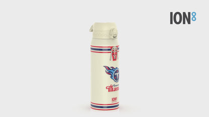 NFL x ION8 Insulated Steel Water Bottle, NFL Titans, 750ml (24oz)