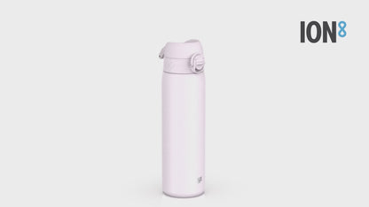 Auslaufsichere, schmale Wasserflasche, Edelstahl, Lilac Dusk, 600 ml (20 oz)