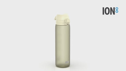 Leak Proof Slim Water Bottle, Recyclon, Creamy White, 500ml (18oz)