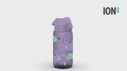 Auslaufsichere Kinderwasserflasche, Recyclon™, Einhörner, 350 ml (12 oz)