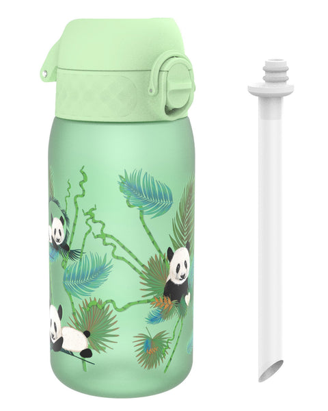 Kids Water Bottle With Straw, Recyclon, Pandas, 350ml