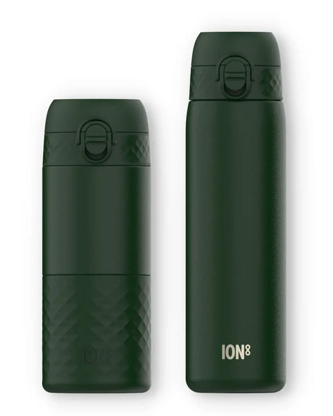 Insulated, Steel Bottle and Coffee Cup Bundle, Dark Green