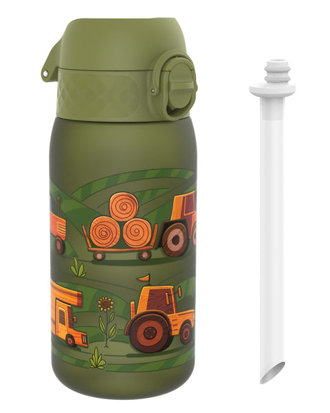 Kids Water Bottle With Straw, Recyclon, Farming Machines, 350ml