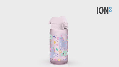 Leak Proof Kids Water Bottle, Recyclon™, Unicorns, 350ml (12oz)