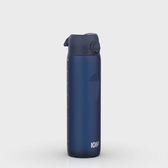 360 Video View of Ion8 Leak Proof 1 litre Water Bottle, BPA Free, Navy, 1100ml (36oz)