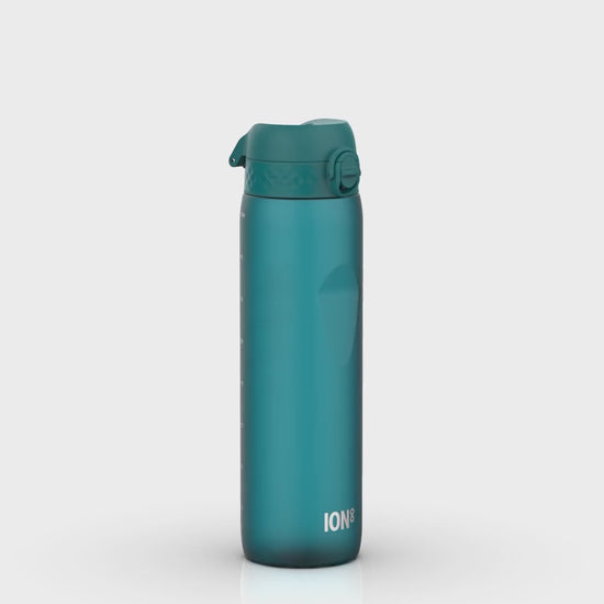 360 Video View of Ion8 Leak Proof 1 litre Water Bottle, BPA Free, Aqua, 1100ml (36oz)