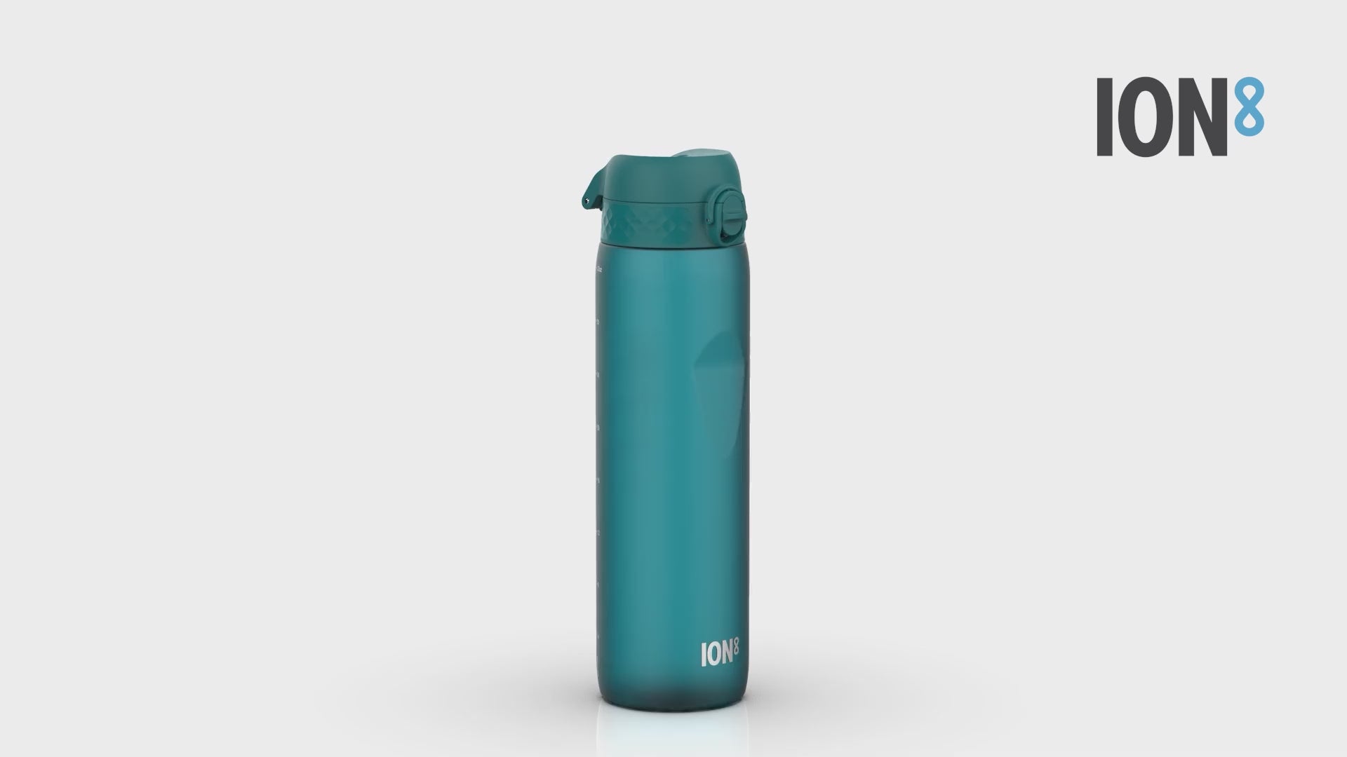 360 Video View of Ion8 Leak Proof 1 litre Water Bottle, BPA Free, Aqua, 1100ml (36oz)