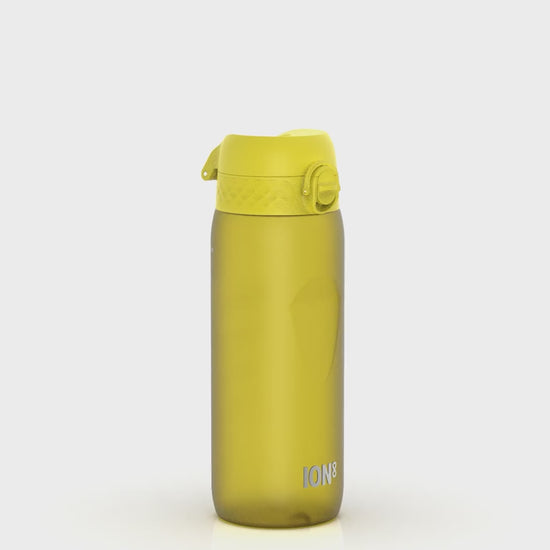 360 Video View of Ion8 Leak Proof Water Bottle, BPA Free, Yellow, 750ml (24oz)