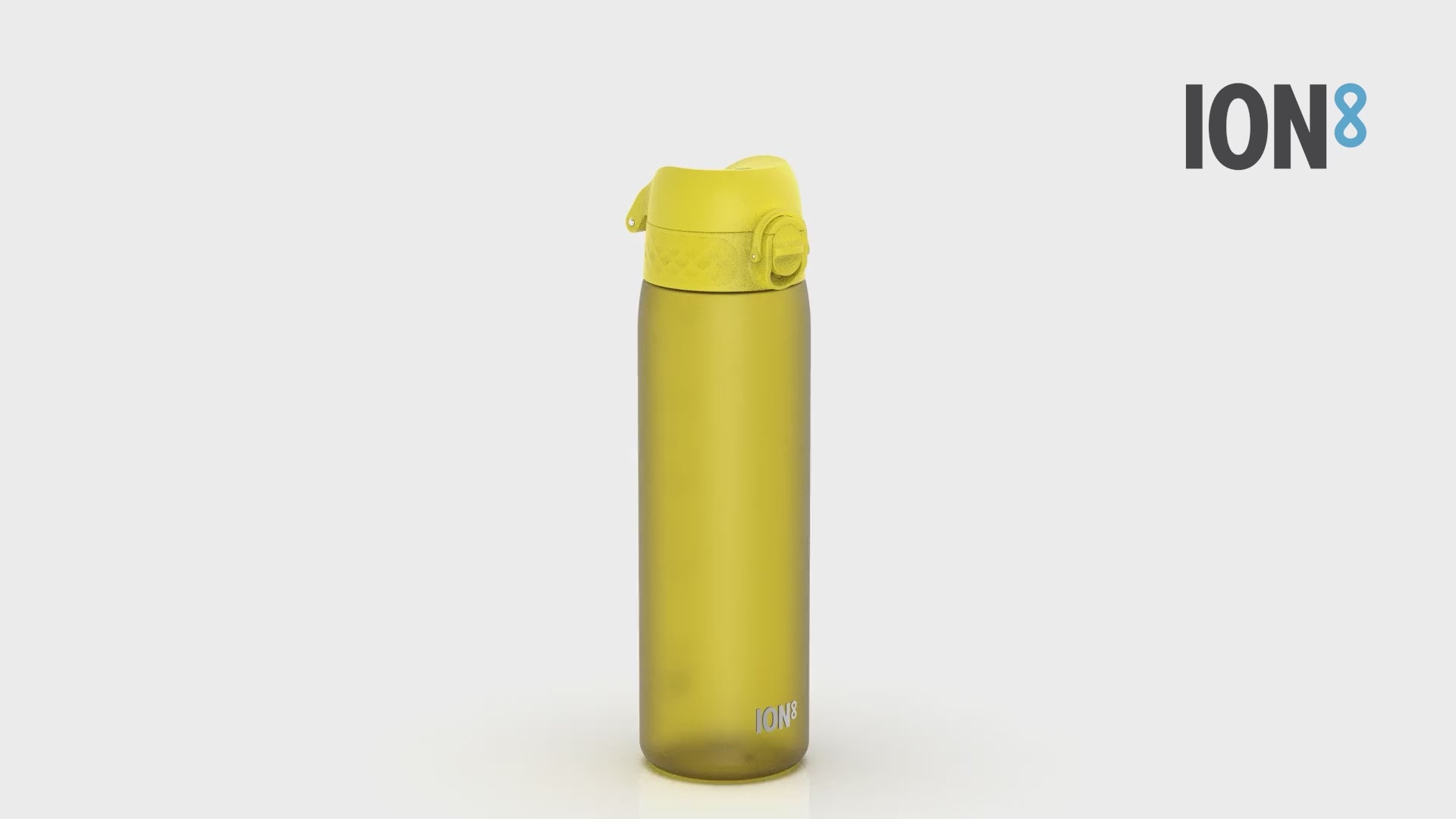 360 Video View of Ion8 Leak Proof Slim Water Bottle, BPA Free, Yellow, 600ml (20oz)